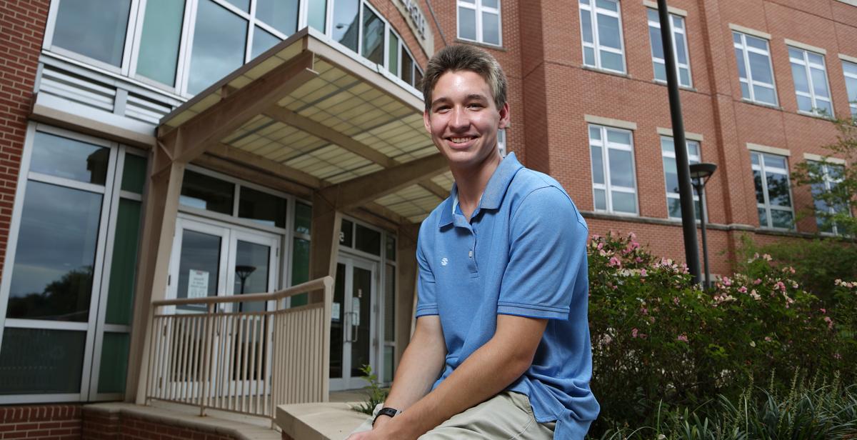 Connor Holm, a freshman biomedical sciences major in the Pat Capps Covey College of Allied Health Professions, was recently awarded the University of South Alabama Board of Trustees Scholarship. 